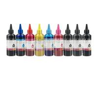 TWEJHX Inchiostro per pigmenti universali da 100 ml Set 1SET compatibile con Surecolor P600 P800 Stylus Pro 3800 3880 7890 Stampanti 9 Colori Riempi d'inchiostro
