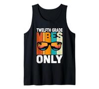 Twelfth 12nd Grade Students Vibes Only Back To School Canotta