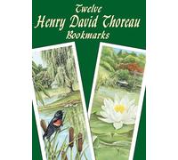Twelve Henry David Thoreau Bookmarks
