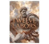 Twelve Labors (Wall Calendar 2027 DIN A4 portrait), CALVENDO 12 Month Wall Calendar: Discover the twelve legendary labors of Hercules the greatest ... mythology in this powerful and epic calendar.