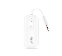 Twelve South AirFly Duo: trasmettitore wireless con condivisione audio per un massimo di 2 AirPods/cuffie wireless a qualsiasi jack audio per l'uso su aerei, barche o in palestra, casa, auto