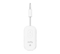 Twelve South AirFly Pro 2 Deluxe | Trasmettitore/ricevitore audio Bluetooth adattatore per 2 AirPod/cuffie wireless, per jack AUX da 3,5 mm + adattatore internazionale + custodia, funziona su aerei