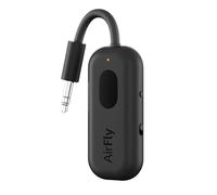 Twelve South AirFly Pro Audio Streaming per TV/Aereo a 2 Cuffie Wireless - Adattatore Wireless per AirPods, Aereo, Auto, Palestra, Casa, Uso con qualsiasi jack audio da 3,5 mm, Nero