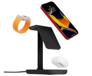 Twelve South - HiRise 3 Supporto di Ricarica Wireless - Nero - 12-2145
