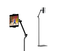 Twelve South HoverBar Tower - Supporto universale multi-angolo per tablet e iPad Apple Fitness+, Peloton, cyclette, esercizi e altro, nero