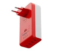 Twelve South PlugBug - Blocco di ricarica USB-C da 120 W, hub di ricarica rapida a 4 porte, per iPhone, iPad, MacBook e altri, con Apple Find My Integration e caricatore rapido USB di tipo C