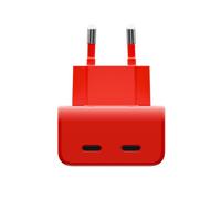 Twelve South PlugBug - Blocco di ricarica USB-C da 50 W, hub di ricarica rapida a 2 porte, per iPhone, iPad, MacBook e altri, con Apple Find My Integration e caricatore rapido USB di tipo C