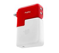 Twelve South Plugbug Duo | All-in-One MacBook Global Travel Adapter + Dual iPhone/iPad/caricatore USB