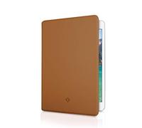 Twelve South SurfacePad - Custodia per iPad Mini da 5", ultra sottile, in pelle di nappa + supporto per display con funzione sleep/wake (cognac)