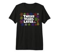 Twelve Years Later Funny Meme 12 Year Old 12th Birthday Maglietta Premium