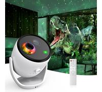 Twelvetooo Proiettore galassia 3D, proiettore stella con oltre 65 scene dinamiche, proiettore HD Planetario Luce notturna con altoparlante Bluetooth per stanza, regalo per bambini e adulti, atmosfera