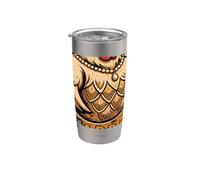 Twenties Era - Collana con perline a forma di pollo Bicchiere termico in acciaio inox doppia parete