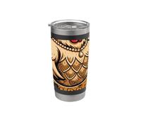 Twenties Era - Collana con perline a forma di pollo Bicchiere termico in acciaio inox doppia parete