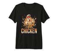Twenties Era - Collana con Perline a Forma di Pollo Maglietta Premium