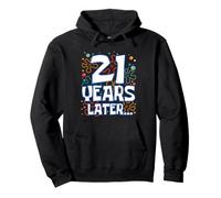 Twenty One 21 Years Later 21st Birthday Party Funny Meme Felpa con Cappuccio