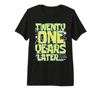 Twenty One 21 Years Later 21st Birthday Party Funny Meme Tee Maglietta Premium