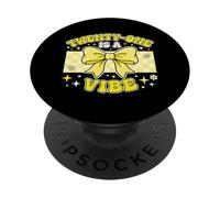 Twenty One è una pietra miliare del compleanno di Vibe PopSockets PopGrip Adesivo
