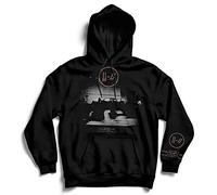Twenty One Pilots - Felpa con cappuccio, unisex, colore: Nero Nero S