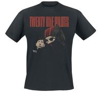 Twenty One Pilots Two Heads Uomo T-Shirt Nero M 100% Cotone Regular