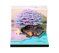 Twenty Six Blossomy Oriented Weekly Scheduler Three-dimensional Burst Up Flower Art Note Notebook Integrated