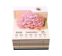 Twenty Six Illuminato Settimanale Planner tridimensionale Fiore Fiore Carta Art Note Pad Split Pannelli Permanenti Carta Speciale Regalo Pensieri Per Natale Sei