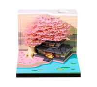 Twenty Twenty Six Calendario settimanale decorativo tridimensionale Blossom Plan Blocco note costruito in luce speciale durata Luce Seconda Telelavoro Orientato Blossomy Note Pad