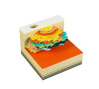 Twenty Twenty Six Spring Jungle Paper Art Schedule Agenda settimanale con note staccabili Ideale per la gestione del tempo e il mazzo dell'ufficio Blocco note con luce