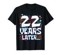 Twenty Two 22 Years Later 22nd Birthday Funny Party Meme Maglietta