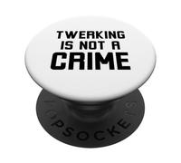 Twerking non è un crimine Divertente scherzo umoristico di danza PopSockets PopGrip Adesivo