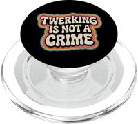 Twerking non è un crimine Funny Dance umorismo groovy PopSockets PopGrip per MagSafe
