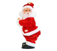 Twerking Santa, Electric Booty Shaking St. Nick Model, Animated Singing Christmas Decoration, Interactive Musical Dancing Holiday Figure, Fun Festive Visitor Toy Gift for Kids 10.24x4.72 Inches