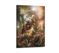 TWFSRXVWTS Poster decorativo da parete su tela, motivo: God of War Kratos, stampa artistica moderna per camera da letto, 20 x 30 cm