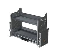 TWHZSAI Sistema di Ripiani in Alluminio per armadietti Estraibili Nizer per elettrodomestici da Cucina, Ripiani a Parete a 2 Livelli, salvaspazio (41x28x54 cm)