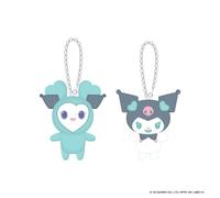 Twice Lovelys X Sanrio Caratteri Borsa Ciondolo Mively X Kuromi Set Di 2 Peluche