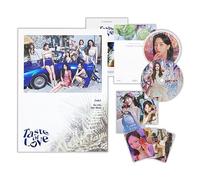 TWICE - SKUURTFR TWICE - 10th Mini Album [Taste of Love] (Taste Ver.) Cover + Sleeve + Photobook + CD-R + Lenticular + Tasting Card + Coaster + Photocard + 2 Pin Button Badges