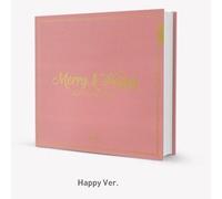 Twice - Twice -[Merry & Happy]1st Repackage Happy Ver CD+84p Photo Book+3p Photo Cards+1p Post Card+1p Sticker+K-POP SEALED