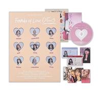 TWICE - TWICE - THE 3RD ALBUM [Formula of Love: O+T=< 3] (Full of Love Ver.) Photobook + CD-R + Index Photo Paper + Scientist ID Cards + D.I.Y Sticker + Break Scratch Card + Photocard + 2 Pin Badges