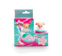 TWIKY Stars, Dancer TWK01 - Ballerina con il suo veicolo, 6 cm, modello casuale, per bambini dai 3 anni in su