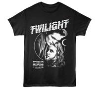 Twilight - Ed Bella Lion Lamb - T-Shirt Nero Da Uomo A Maniche Corte