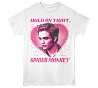Twilight - Edward Cuore Ragno Scimmia - Stampa Frontale Adulto Solido T-Shirt -