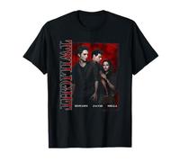 Twilight Edward Jacob Bella Photo with Red Text Movie Maglietta