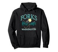 Twilight Forks Washington Felpa con Cappuccio