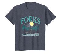 Twilight Forks Washington Maglietta, Bambini, Pervinca, 3 Anni