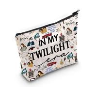 Twilight Merch - Beauty case per i fan dei vampiri, regalo per i fan di Bella Edward, Borsa Tw, Borse cosmetiche