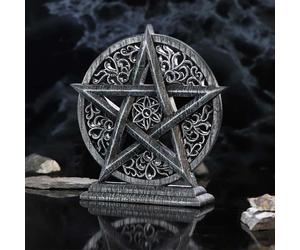 TWILIGHT PENTAGRAM - statuetta resina goth dark pentagramma stella 10,5 cm