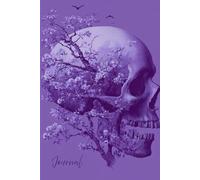 Twilight Reverie Journal: A Realistic and Mystical Notebook Featuring a Skull with Purple Moonlight, Bats, and a Cherry Tree - Perfect for Writing, Reflection, and Gothic Inspiration