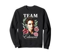Twilight Team Edward Floral Illustration Vampire Crush Movie Felpa