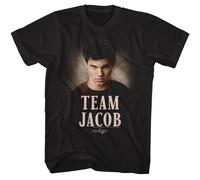 Twilight - Team Jacob - American Classics - T-Shirt Nera Unisex Manica Corta