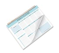 Twin Coil Binding Weekly Planner Notepads Planner Academic Weekly Journal Notebook 104 Pagina Non Datata Per La Pianificazione