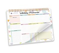 Twin Coil Binding Weekly Planner Notepads Planner Academic Weekly Journal Notebook 104 Pagina Non Datata Per La Pianificazione